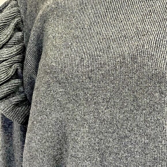 Dance & Marvel Ruffle Sweater- Medium - Picture 3 of 6